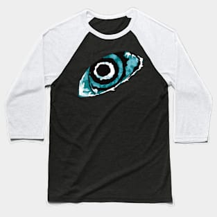 Tranquil Tides Turtle Eye in Watercolor ANIMAL-3 Baseball T-Shirt